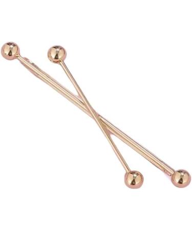 New 2025 2Pc Gift Fashion Pearl For Women Korean Metal Hairpin Geometric Side Clip Hair Barrettes New For Fashion Hair Accessories Hairgrip Jewelry Fashion Accessories Creative Gift - Buy Online on GoSupps.com