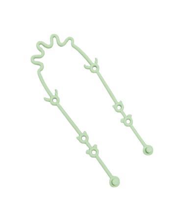 Buy Silicone Baby Toy Belts & Stretchy Pacifier Chains | Tasting Straps for Toys & Bottles | Secure Shopping Cart & Stroller Solutions in Anxick Mung Bean Color - Buy Online on GoSupps.com