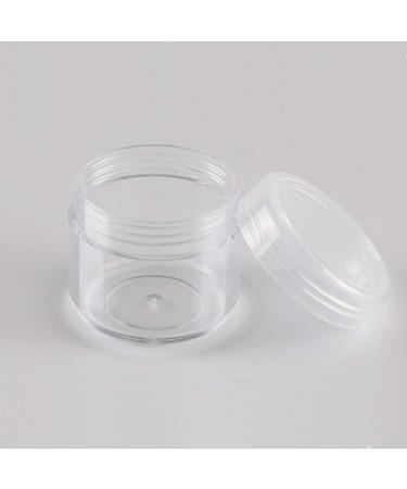 Xiaonan 20g/20ml Clear Empty Cans - 20 Pack Transparent Hip Containers for Cosmetics Lip Balm Creams & Ointments - Screw Cap Travel Jars - Buy Online on GoSupps.com