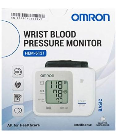Omron HEM-6113-E RS2 Wrist Blood Pressure Monitor - Compact Design 60mm x 78mm x 21mm - Buy Online on GoSupps.com