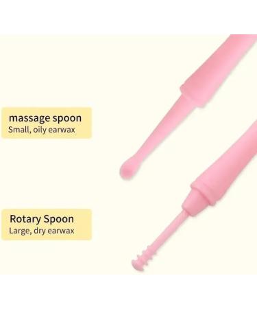 Portable Ear Cleaner Stainless Steel Ear Spoon Set Stainless Steel Ear Wax Remover Reusable Stainless Steel Ear Wax Remover Set Ear Wax Easily Removed Ideal for Personal and Home Use(1pcs Opp Pink) - Buy Online on GoSupps.com
