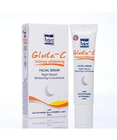 New GlutaC Intense Whitening Facial Serum Night Repair Whitening Concentrate 30 ml - Buy Online on GoSupps.com