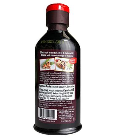 Monari Federzoni Glaze with Balsamic Vinegar of Modena - Traditional Taste - 9.1 oz (1 Pack) - Buy Online on GoSupps.com