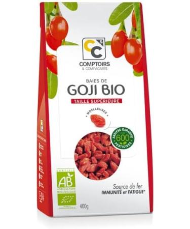Comptoirs et Compagnies Organic Goji Berries from Tibet 400 g Pack of 1 - Buy Online on GoSupps.com