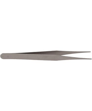 2X Stainless Steel Pointed Straight Tweezers - 4.5 Inch Precision Silver Tools for Beauty & Crafts - Buy Online on GoSupps.com