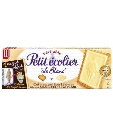 LU PETIT ECOLIER - Small White Chocolate Schoolboy - 150 g - Pack of 4 - Special Offer - Buy Online on GoSupps.com