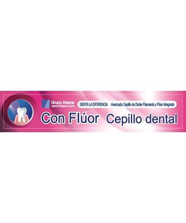 Irisana Medium Toothbrush with Fluoride - 30g | International Shipping Available | Eco-Friendly Oral Care - Buy Online on GoSupps.com