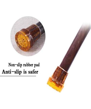 Adjustable Crutches Cane Wood Crutch with Supportive Curved Handle Gift Exquisite Carving As Gifts Walking Sticks Fashionable Sturdy Stable for Men and Women Crutches decorate Selfless dedication - Buy Online on GoSupps.com