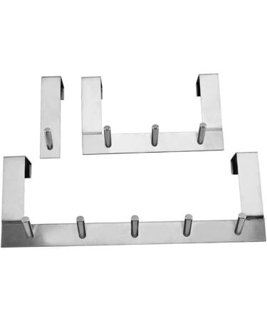 Stainless Steel Hangers S Hook Over Door Towel Rack Over Door Coat Hooks Over The Door Storage Hook for Door Hook up Coat Hanger Metal Over The Door Hook Door Hook Hanger Hat Rack 5 Hooks 35.6X12.5X4CM - Buy Online on GoSupps.com