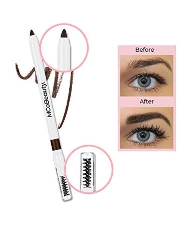 MCoBeauty Instant Brows Pencil - Pigmented Shaping Brow Tool for Sparse Brows - Long-Lasting Wax Formula - Light-Medium - 0.05 oz Medium to Dark - Buy Online on GoSupps.com