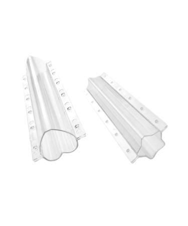 Parliky 2pcs Shaped Silicone Heart Star Shaping Fruit Cucumber Forming