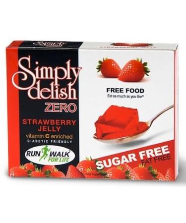 Simply Delish Desserts Strawberry Jelly Cups, 40 g Each (Pack of 6)