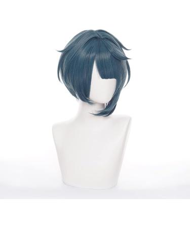 OSIAS Xingqiu Genshin Impact Cosplay Wig for Men and Boys - Xingqiu Costume Wig - Buy Online on GoSupps.com