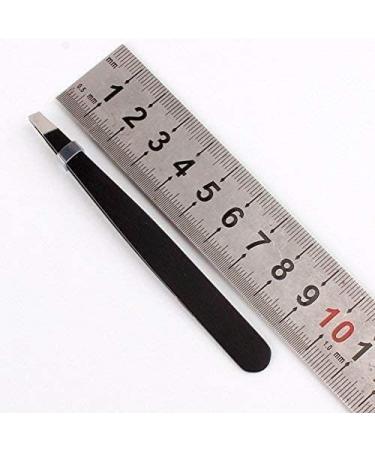 Stainless Steel Tweezers Precision Tweezers Eyebrow Scissors Diagonal Type 2 Pieces Set Useful and Deft - Buy Online on GoSupps.com