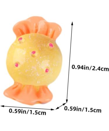 FAVOMOTO 54 Pcs Simulated Candy Phone Case Accessories Bulk Candy Decorative Candies Decor Simulated Candies Shop Display Candies Decorative Fake Candies Sweet Charm Resin Cream Gum Hairpin - Buy Online on GoSupps.com
