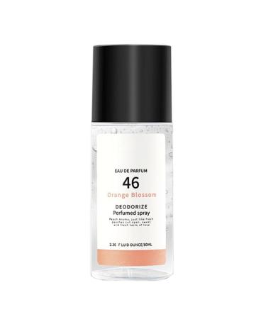 Clothing Fragrance Spray Spray Freshener for Fabrics Bedding Laundry Travel Use (N046 Orange Blossom)