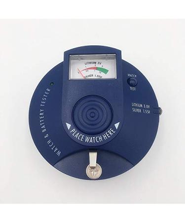 Circular Type Watch Battery Pulse Tester and 1.5V 3V Button Cell Battery Analyzer