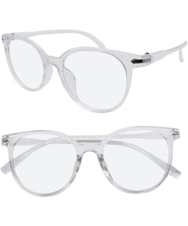 VJK Premium Light Blocking Glasses - Clear Lens Anti Blue for Headache Relief and Better Sleep - Computer Gaming Retro Vision Anti Glare Glasses for Women and Men - Buy Online on GoSupps.com