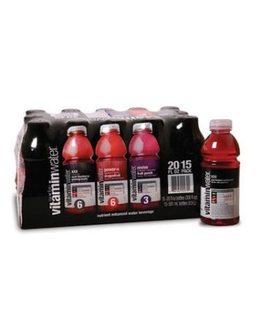 Glaceau Vitamin Water Variety 15/20oz