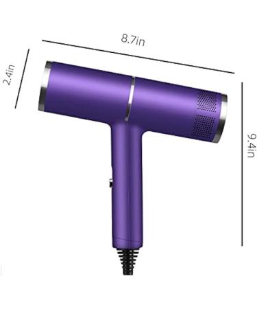Conlanler US Plug Ionic Hair Dryer Hair Dryer with Diffuser Negative Ionic Travel Hairdryer for Normal Curly Hair Fast Drying - Buy Online on GoSupps.com