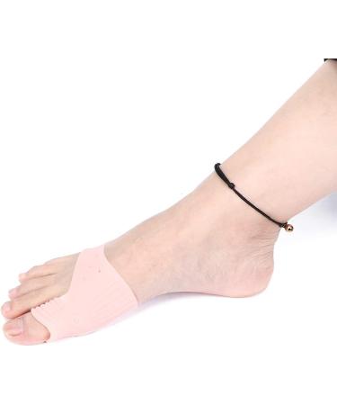 Bunion Hallux Valgus Corrector - 2 Pairs, Elastic & Breathable Toe Separator for Pain Relief - NonSurgical Correction Tool (Skin Color) - Buy Online on GoSupps.com