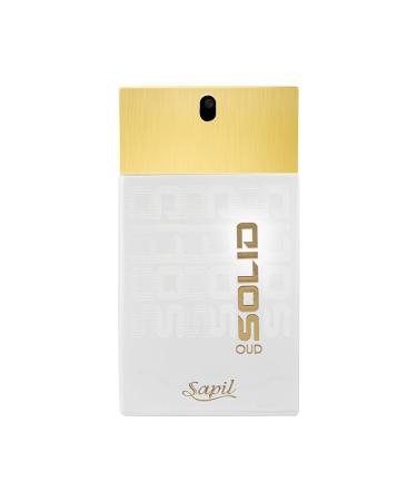 Sapil Solid Oud Perfume for Men and Women - Long-lasting Dubai Perfume Enticing Arabic Cologne Oriental Woody EDT Spray 3.4 Oz (100 ml) - Perfume for Men for Daily Wear and Special Occasions