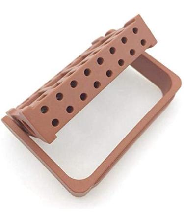 1pc Professional 16 Holes Nail Drill Bits Holder Display for Electric Bur Exhibition Displayer Manicure Nail Art Tools - (Color: BR) - Buy Online on GoSupps.com