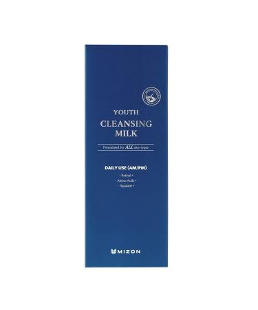 MIZON Youth Cleansing Milk - Gentle Retinal Face Cleanser & Korean Skincare | 200ml/6.76oz - International Shipping Available - Buy Online on GoSupps.com