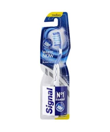 Signal Toothbrush Soin Blancheur medium hardness assorted colors 1 piece 1 piece (1 pack) Soin Blancheur Medium