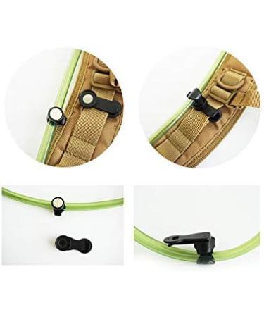 Shiwaki 2PCS Water Hose Clips - Universal Drinking Clamp & Magnetic Hose Holder - Black | Secure Your Hose Anywhere! - Buy Online on GoSupps.com