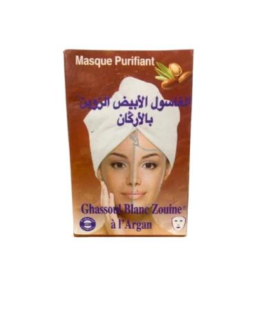 VITALIA Ghassoul White with argan brightening and antiaging facial care cleansing antiwrinkle removes blackheads 100 natural 25 g