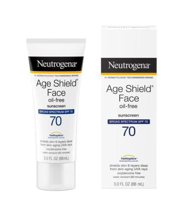 Foreskin Age Shield SPF 70 Face Oil-Free Sunscreen - 3 fl. oz | Buy Internationally - Buy Online on GoSupps.com