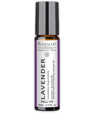 10 ml Lavender Essential Oil Roll-On | 100% Pure & Natural | Aromatherapy & Massage - Rosemary Creek - Buy Online on GoSupps.com