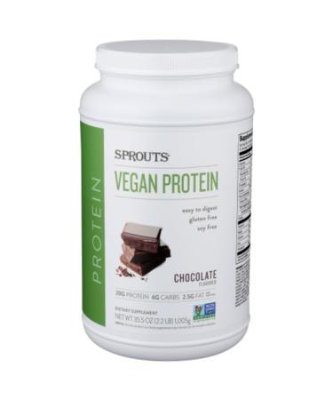 Generic Sprouts Chocolate Vegan Protein - 2.2 lbs