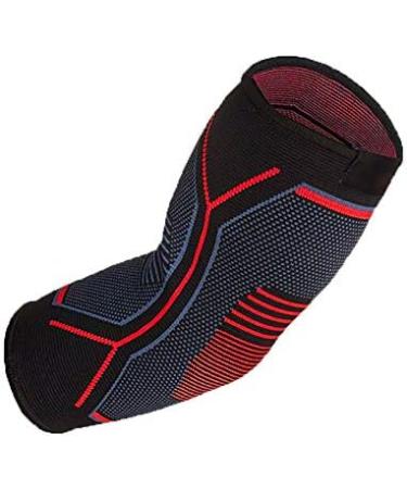 Xeonn Fitness Elbow Arm Brace - Compression Support Sleeve for Joint Pain Relief (Blue Small) - International Shipping Available - Buy Online on GoSupps.com