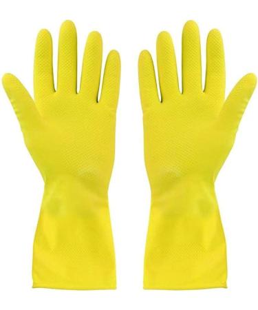 Elliott Latex Cleaning Gloves with Extra Long Cuff - Small Size, Soft Lining, Long Lasting Quality - Buy Online on GoSupps.com