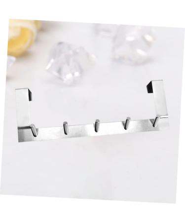 Stainless Steel Hangers S Hook Over Door Towel Rack Over Door Coat Hooks Over The Door Storage Hook for Door Hook up Coat Hanger Metal Over The Door Hook Door Hook Hanger Hat Rack 5 Hooks 35.6X12.5X4CM - Buy Online on GoSupps.com