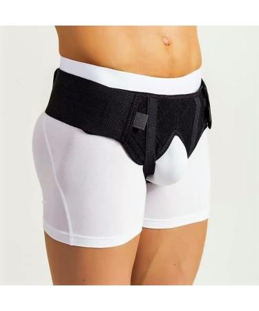 Accc ertruch men's medical support belt - inguinal hernia girdle for men soft elastic broken ribbon inguinal hernia pain relief inguinal hernia belt & hernia belt (L)