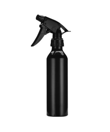 Empty Spray Bottle Portable Aluminium Alloy Barber Hair Water Sprayer 250ml Black Beauty Tools