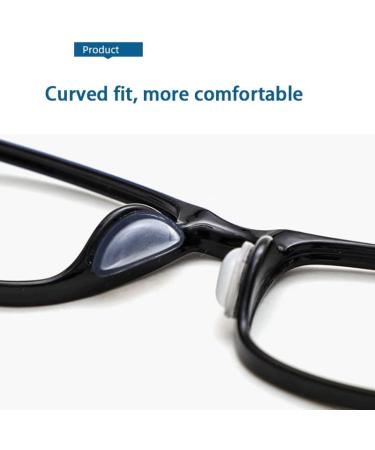 CHUYE Push-in Eyeglass Nose Pads Air Bag Nosepads Adhesive Eyeglass Nose Pads Anti-Slip Nose Pads Comfortable Air Chamber Nose Pads 3.5 mm/ 0.4 inch Thickness(12 Pairs) - Buy Online on GoSupps.com