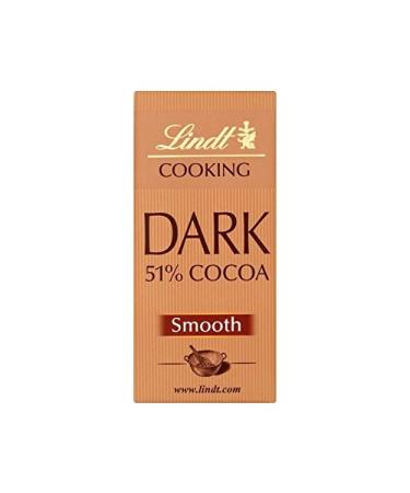 Lindt Lindt 51% Dark Baking Chocolate Bar 180g - Pack of 2