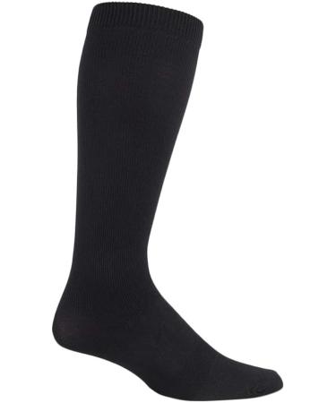 IOMI Men's Long Compression Flight Travel Socks - Thrombosis Support Stockings (Size 46 Black) | Best for International Shipping - Buy Online on GoSupps.com
