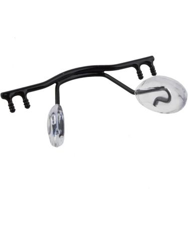 Mayabi metal replacement nose bridge 10-pack glasses bridge replacement edgeless frame metal glasses bridge with nasal cushion glasses accessories (color: gold) (color: svart)