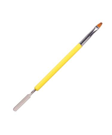 YOXIER Nail Carving Pen Nail Art Extension Painting Stick Tool Soft Hair Smooth Delicate Lightweight Yellow