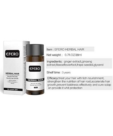 EFERO Fast And Powerful Nutrient Solution Can Prevent Hair Loss.Essential Oil Can Restore Hair Growth Essence. - Buy Online on GoSupps.com