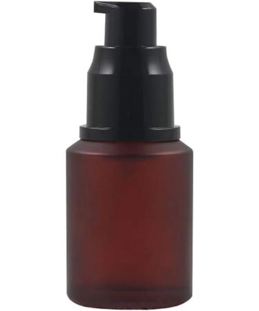Ericotry 1PCS 30ml 1oz Rose Red Frosted Empty Glass Cosmetic Cream Lotion Pump Bottle With Black Pump Head And Anti-Dust Cap Travel Containers For Beauty Liquid Essential Oil Emulsion - Buy Online on GoSupps.com