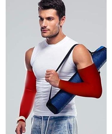 Boao 10 Pairs Cooling Compression Arm Sleeves for Men and Women - UV Sun Protection, Tattoo Cover Up Sleeve - Bright Colors - Buy Online on GoSupps.com