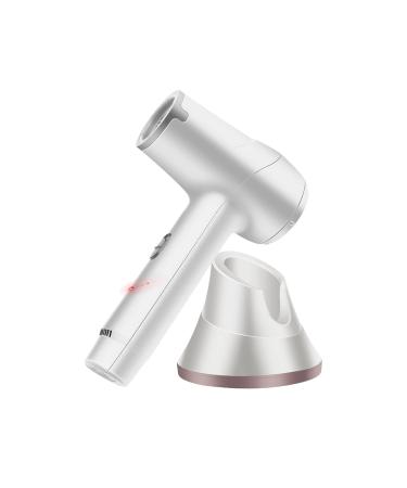 Cordless Hair Dryer 200W Low Power Cold&Hot Portable Wireless Rechargeable Hair Dryer for Art Painting Travel Camping