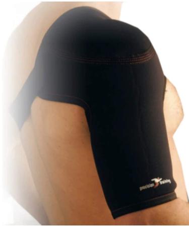 Precision Training Neoprene Shoulder Strap - Black/red Medium