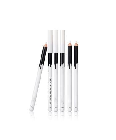 White Eyeliner Pencil Long-lasting Colored Eye Liners Smooth Waterproof Cosmetic Beauty Tool Professional Eyeshadow Highlighter